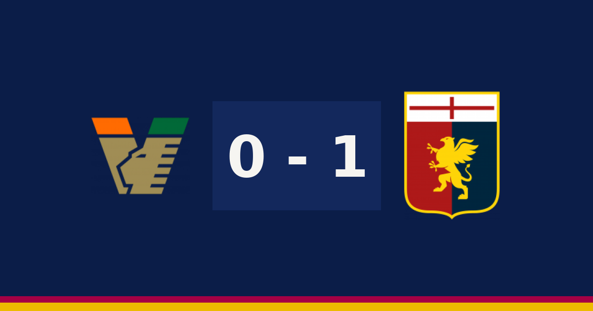 مباشر: جنوى 1-0 فينيسيا — استراحة الشوط الأول