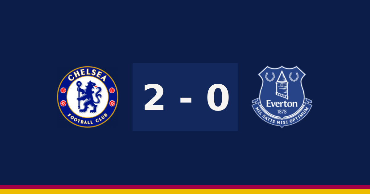 تشيلسي يتجاوز إيفرتون 2-0 في الدوري الإنجليزي