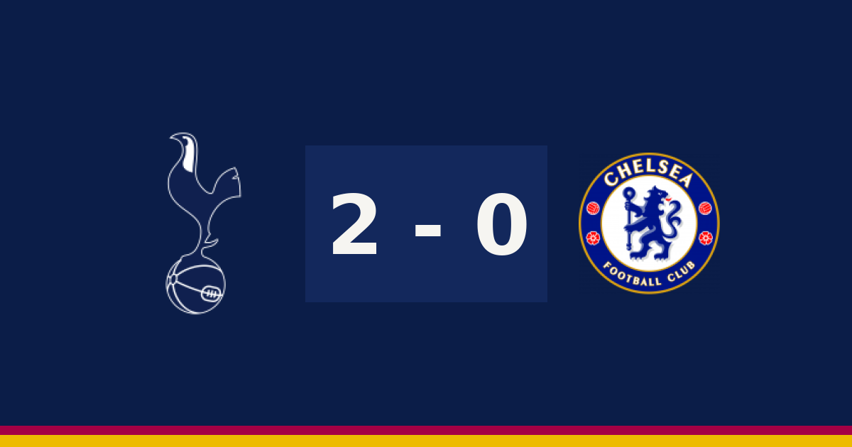توتنهام يتجاوز تشيلسي 2-0 في الدوري الإنجليزي
