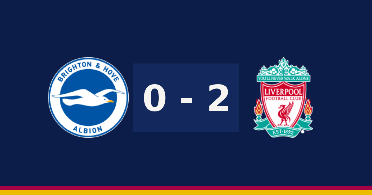مباشر: ليفربول 2-0 برايتون — الدقيقة 28′
