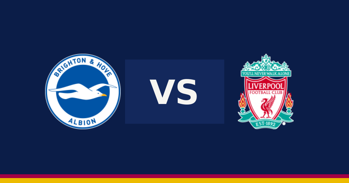 اليوم.. ليفربول يواجه برايتون في الدوري الإنجليزي