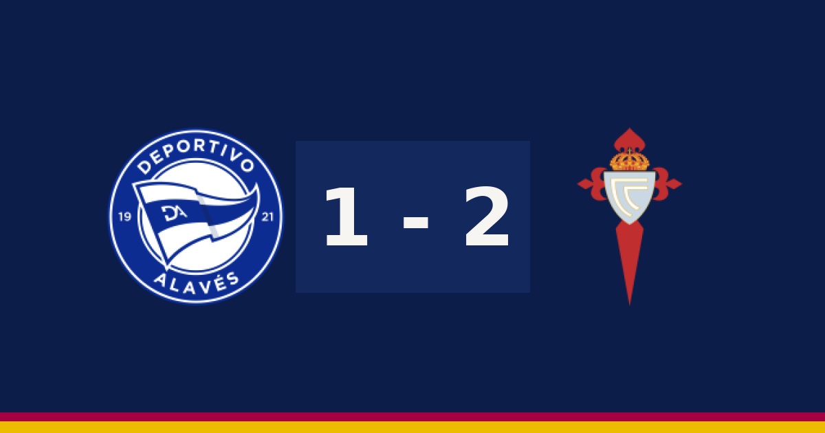 سيلتا فيغو يخطف الفوز من Alaves 2-1 في الدوري الإسباني