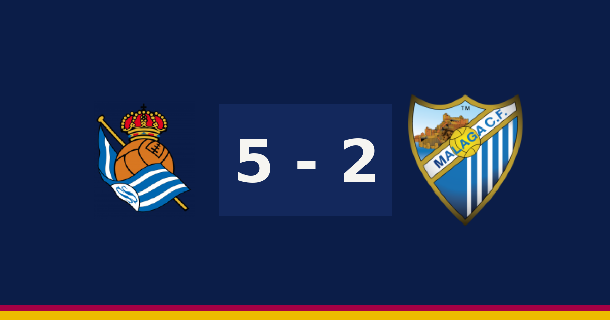 مباشر: Malaga 2-5 ريال سوسيداد — الدقيقة 74′
