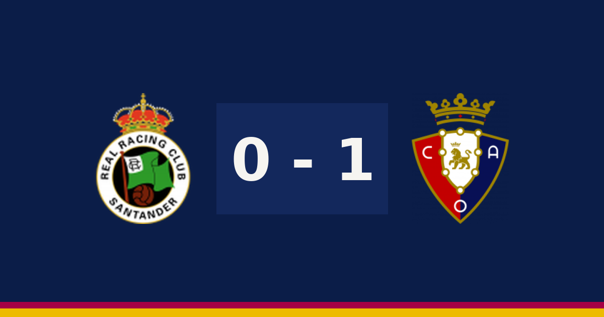 مباشر: أوساسونا 1-0 Racing Santander — الدقيقة 13′