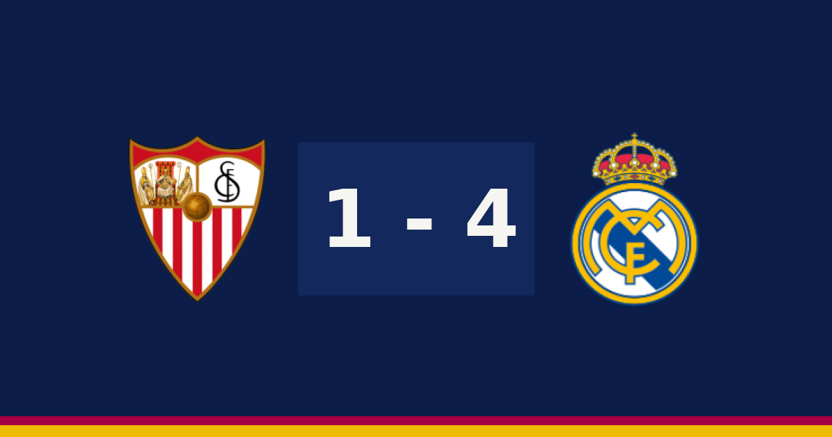 مباشر: ريال مدريد 4-1 إشبيلية — الدقيقة 90′