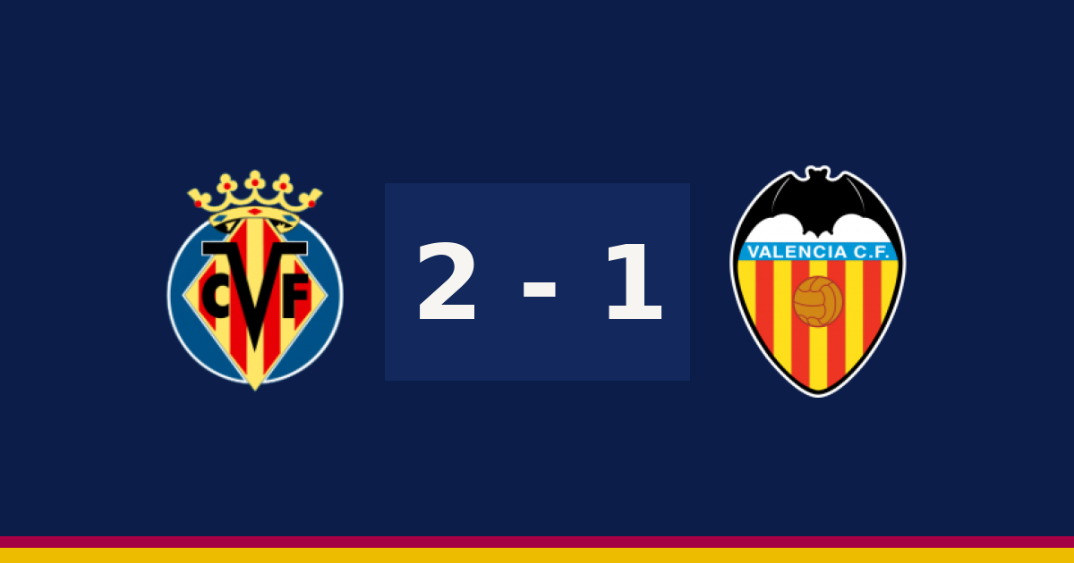 فياريال يخطف الفوز من فالنسيا 2-1 في الدوري الإسباني