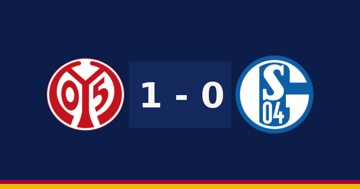 مباشر: شالكه 0-1 FSV Mainz 05 — استراحة الشوط الأول