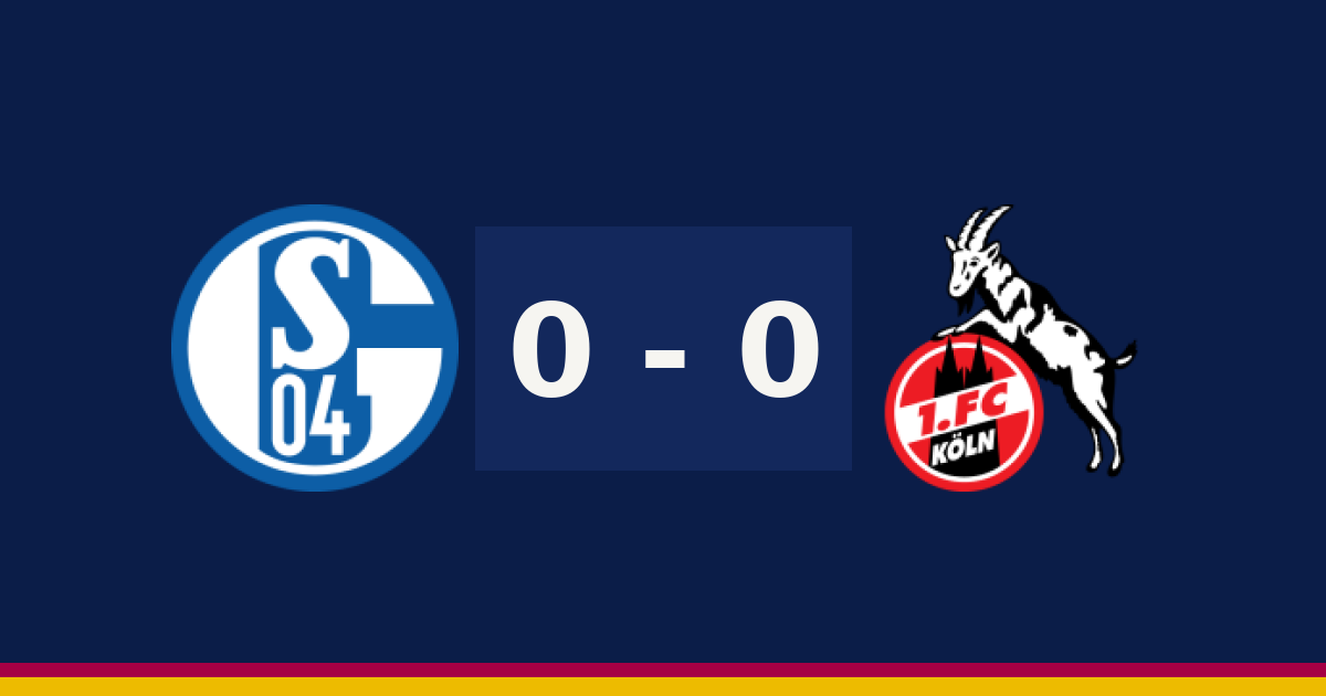 مباشر: كولن 0-0 شالكه — استراحة الشوط الأول