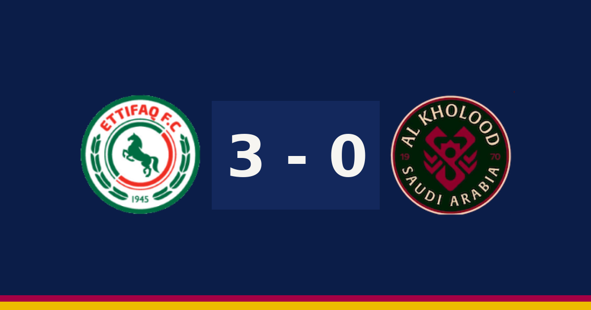 الاتفاق يكتسح الخلود 3-0 في الدوري السعودي
