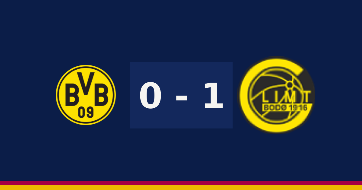 بودو/غليمت يخطف الفوز من بوروسيا دورتموند 1-0 في دوري أبطال أوروبا