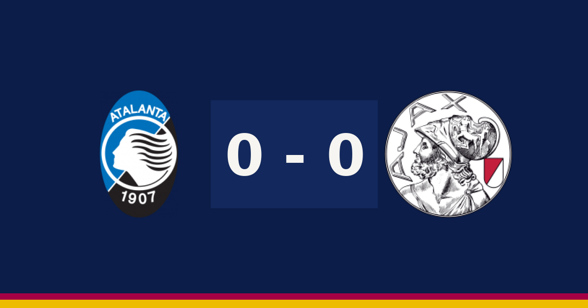 مباشر: أياكس 0-0 أتالانتا — الدقيقة 14′