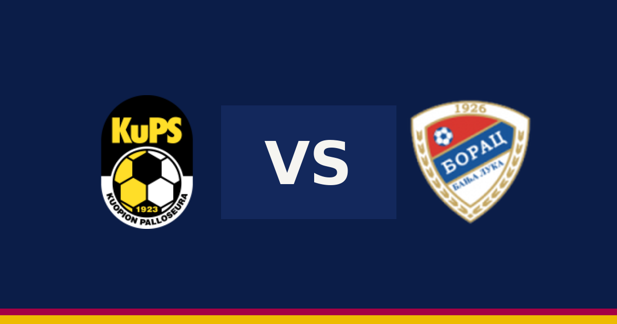 بوراتش بانيا لوكا يستضيف KuPS في دوري المؤتمر الأوروبي