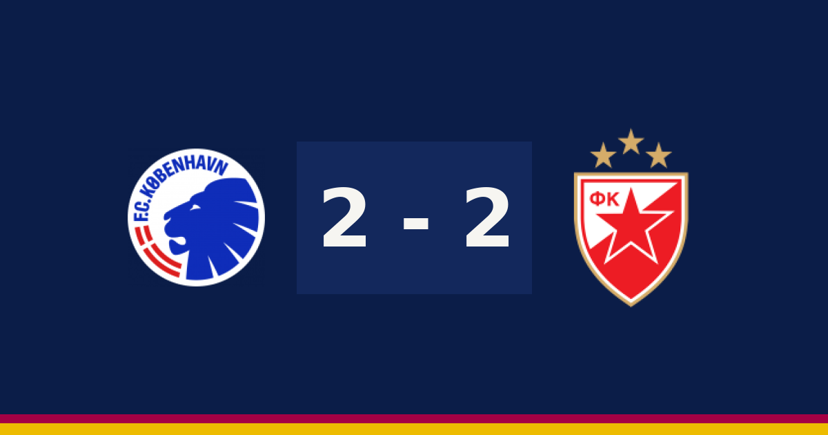 مباشر: نادي كرة القدم كرفينا زفيزدا 2-2 نادي كوبنهاغن — الدقيقة 90′