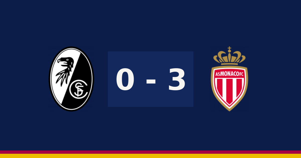 موناكو يكتسح فرايبورغ 3-0 في دوري المؤتمر الأوروبي
