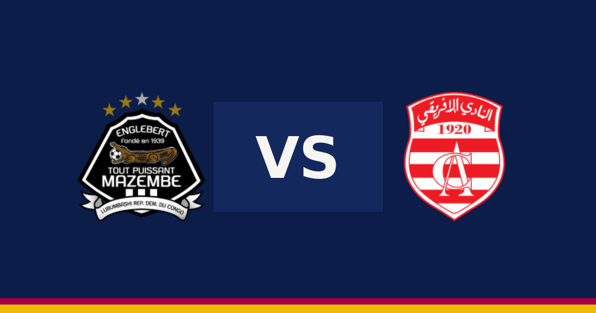اليوم.. نادي أفريكاين يواجه تي بي مازيمبي في دوري أبطال أفريقيا