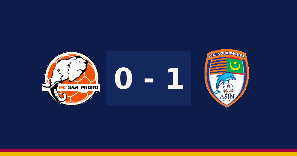 مباشر: نواذيبو 1-0 سان-بيدرو — الدقيقة 19′