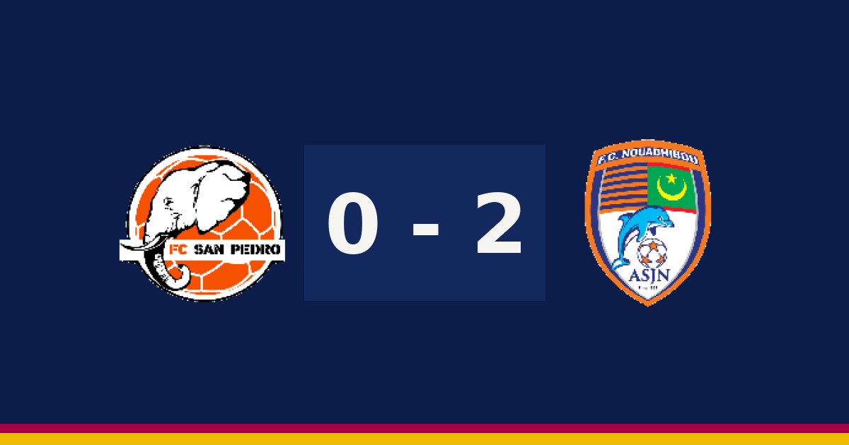مباشر: نواذيبو 2-0 سان-بيدرو — الدقيقة 71′