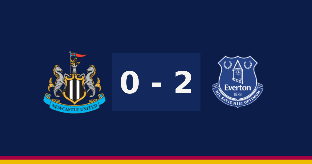 مباشر: إيفرتون 2-0 نيوكاسل — الدقيقة 55′