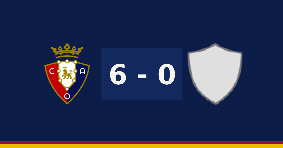 أوساسونا يكتسح أتلتيكو كالاتايود 6-0 في كأس ملك إسبانيا